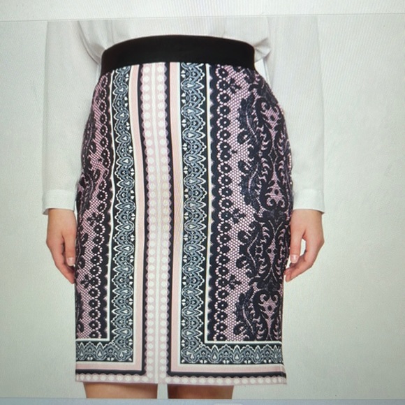 Eloquii Dresses & Skirts - 💕 🖤 Pink & Black Pencil Skirt! 🖤💕